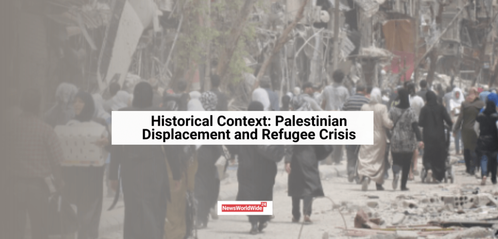 Historical Context Palestinian Displacement and Refugee Crisis