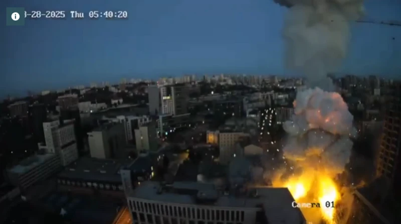 Areas of Ukraine Hit by Russian Strikes
